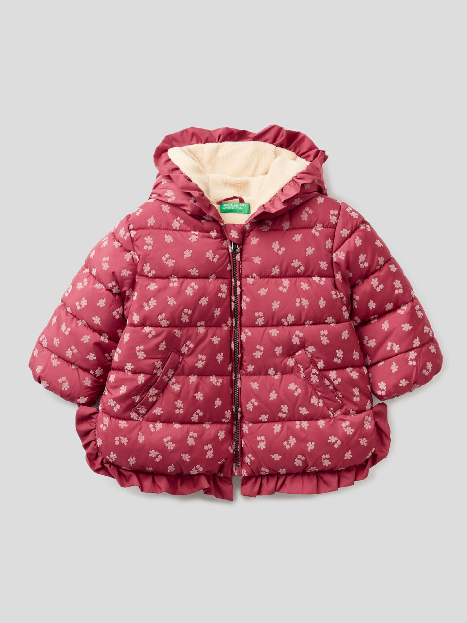 Wattierter Parka mit Rüschen image number 1