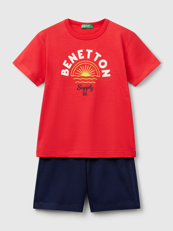 SET T-SHIRT+SHORTS Jungen