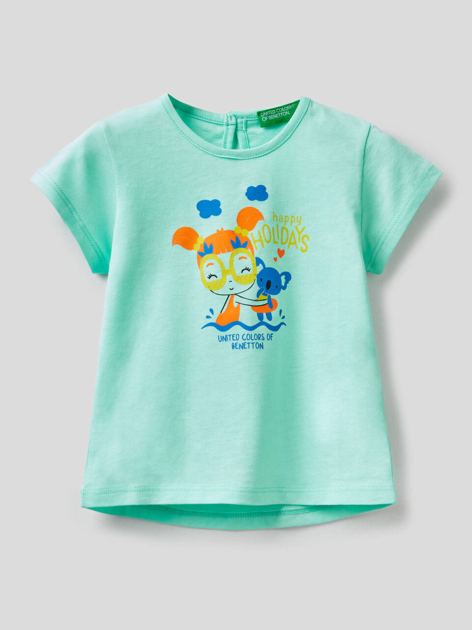 T-Shirt mit Fluo-Print image number 1