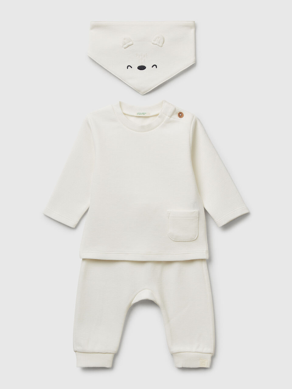 T-SHIRT+TROUS+NAP-KI Newborn image number 1