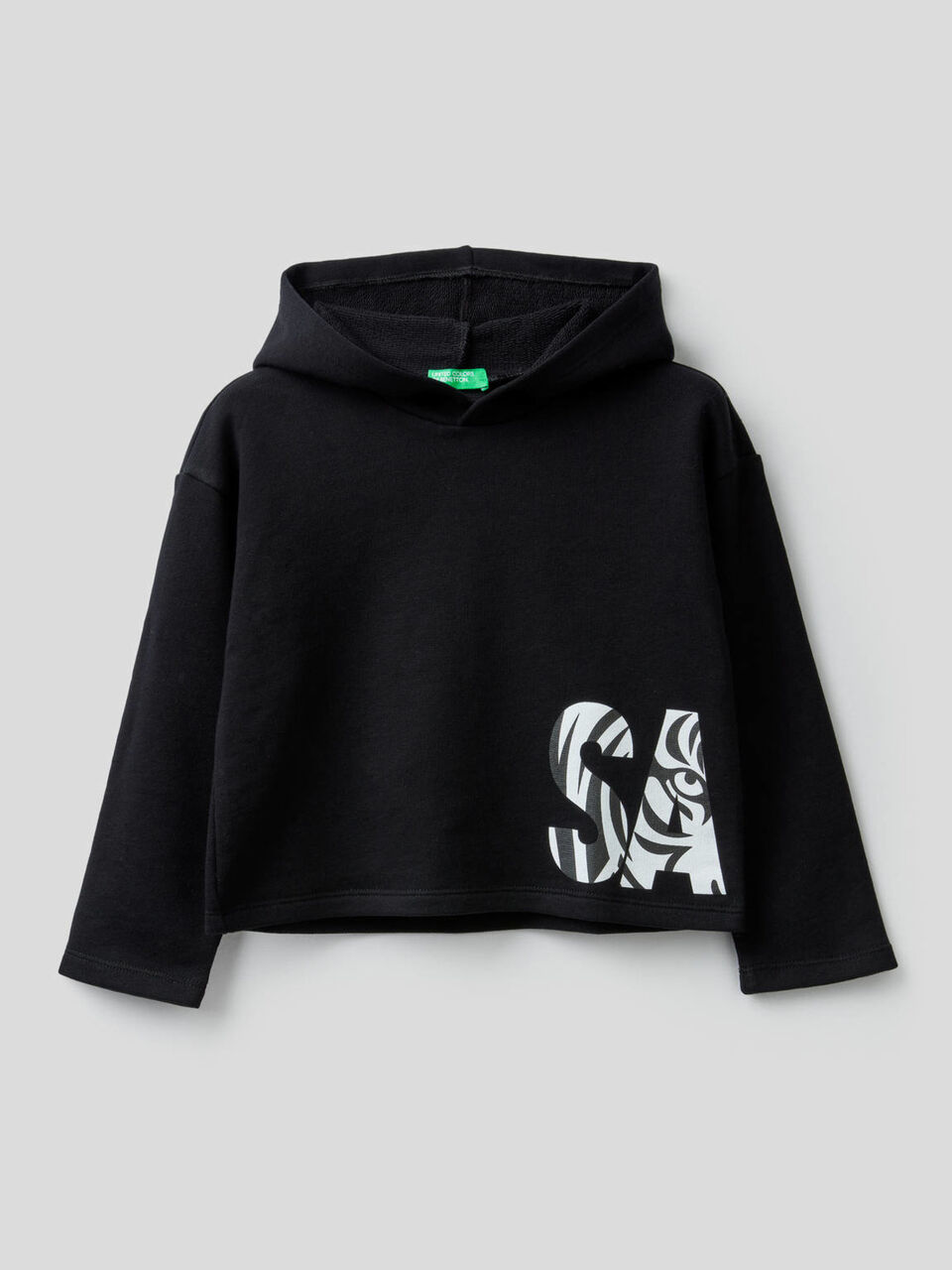 Boxy-Sweatshirt aus reiner Baumwolle image number 1