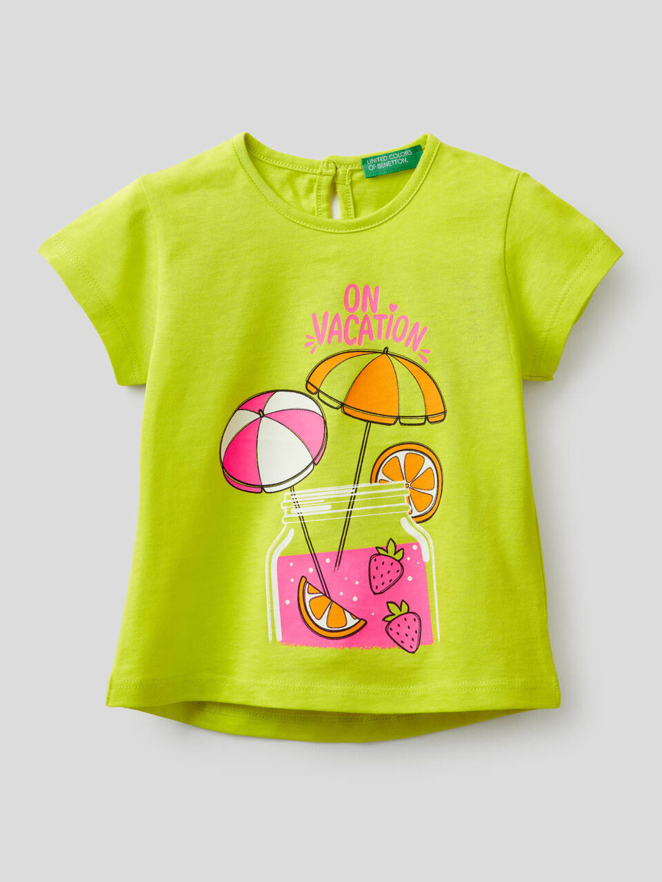 T-Shirt mit Fluo-Print image number 1