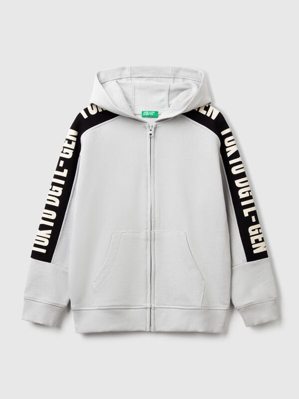 Over-Fit-Sweatshirt mit Bändern Jungen
