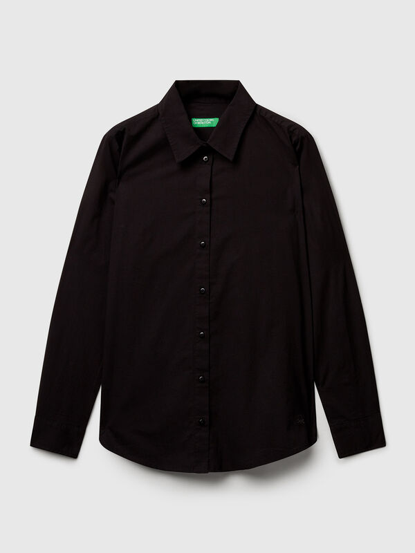 Regular Fit-Hemd aus leichter Baumwolle Damen