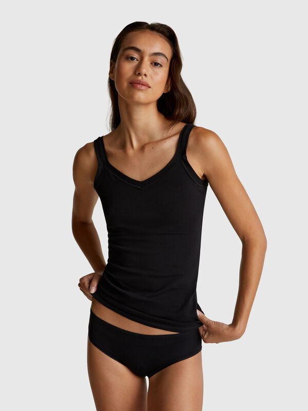 Tanktop aus superelastischer Baumwolle Damen