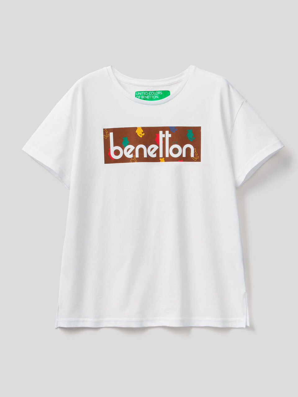 T-Shirt aus 100% Bio-Baumwolle mit Logoprint image number 1