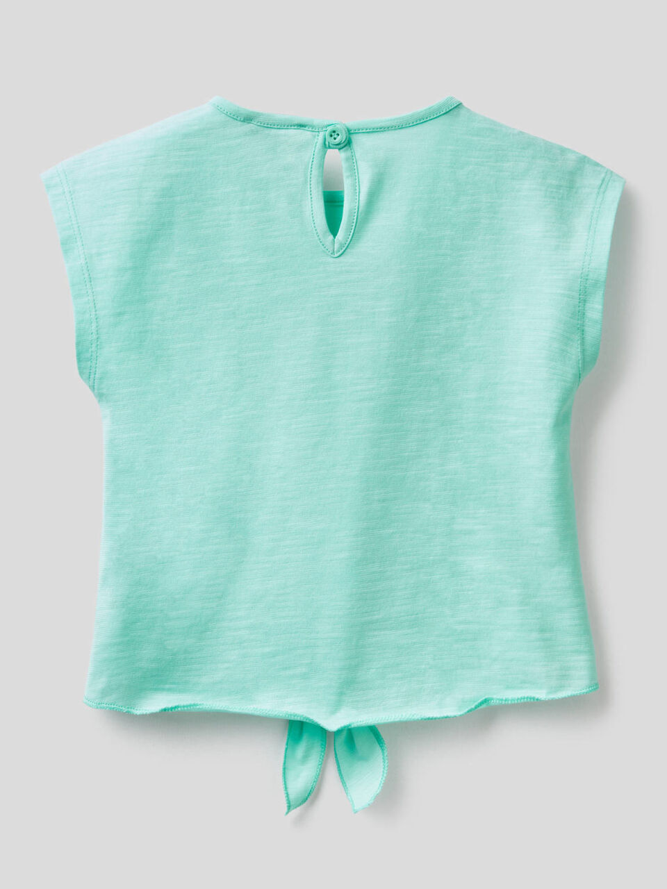 T-Shirt aus 100% Baumwolle mit Schleife am Unterrand image number 2