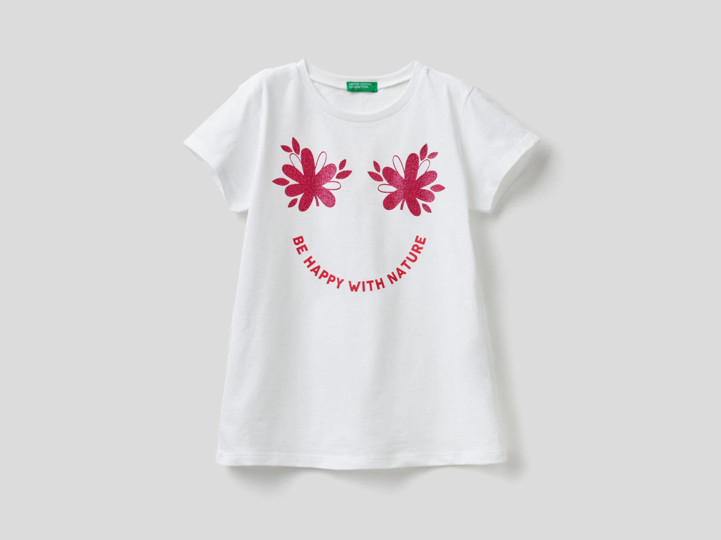 T-Shirt mit Glitterprint image number null