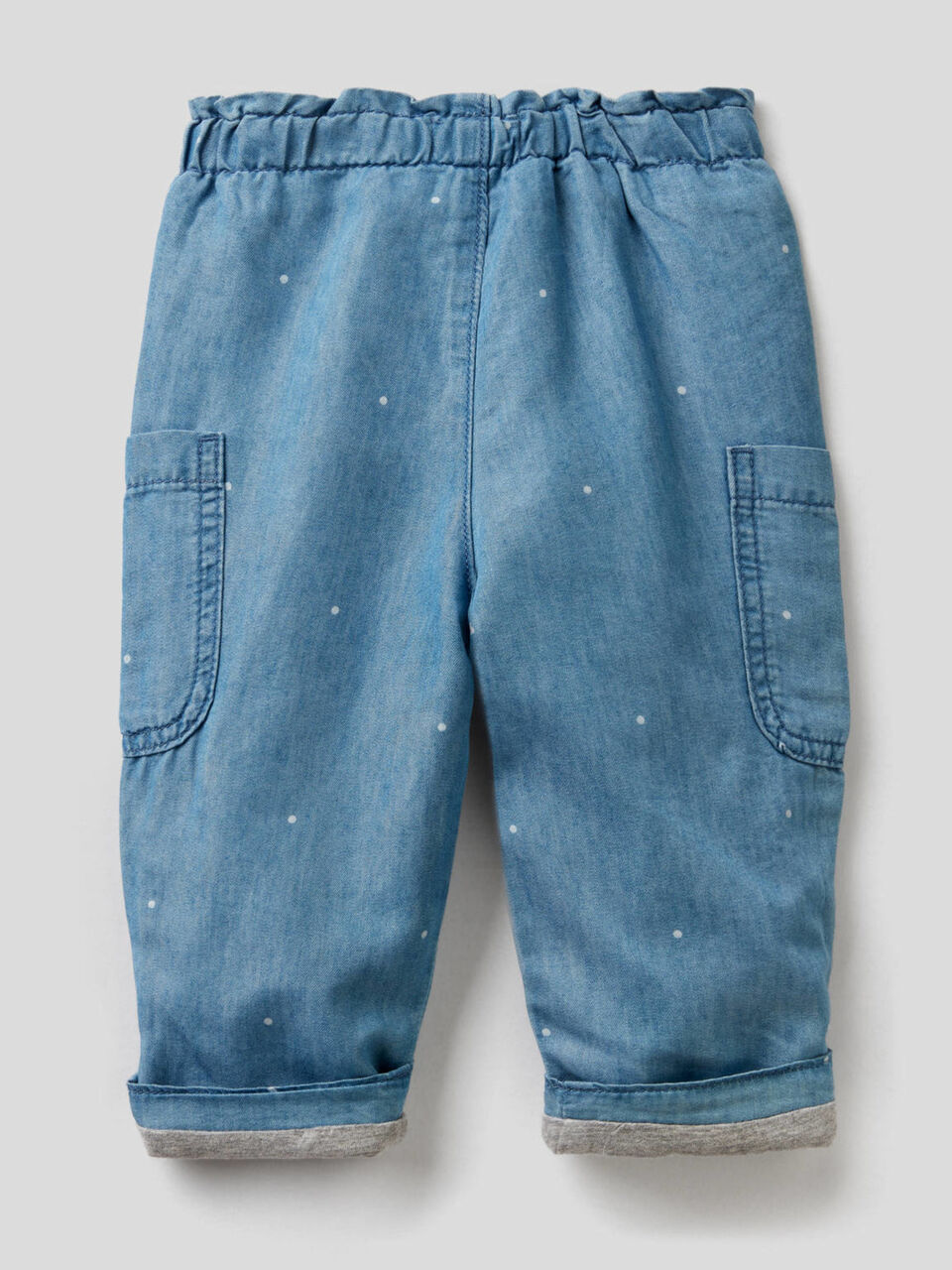 Cargohose aus leichtem Denim image number 2