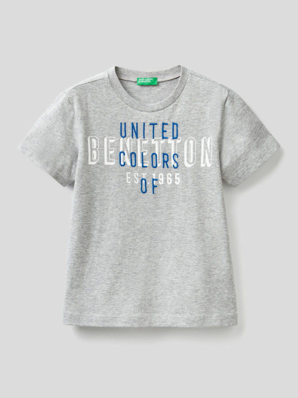 T-Shirt aus 100% Baumwolle mit aufgesticktem Logo image number 1