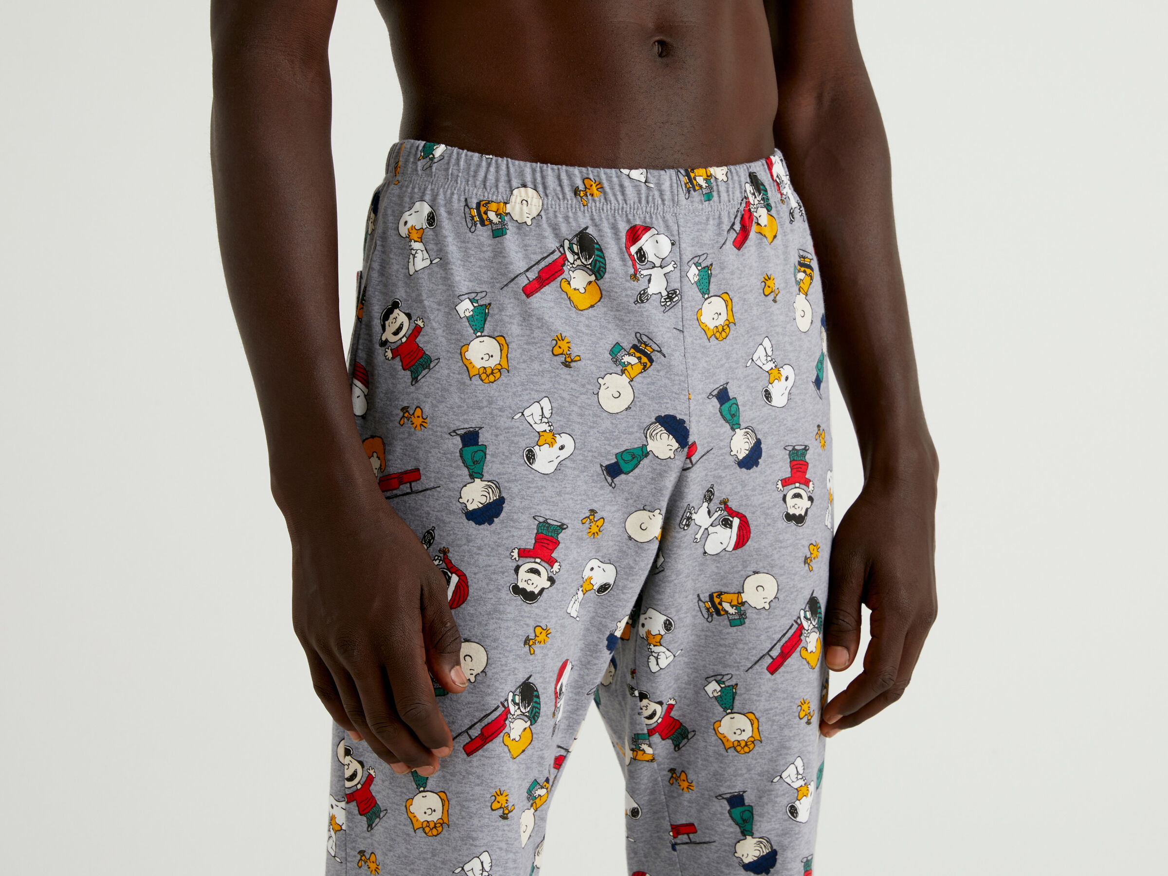 Snoopy-Pyjama aus warmer Baumwolle image number 3