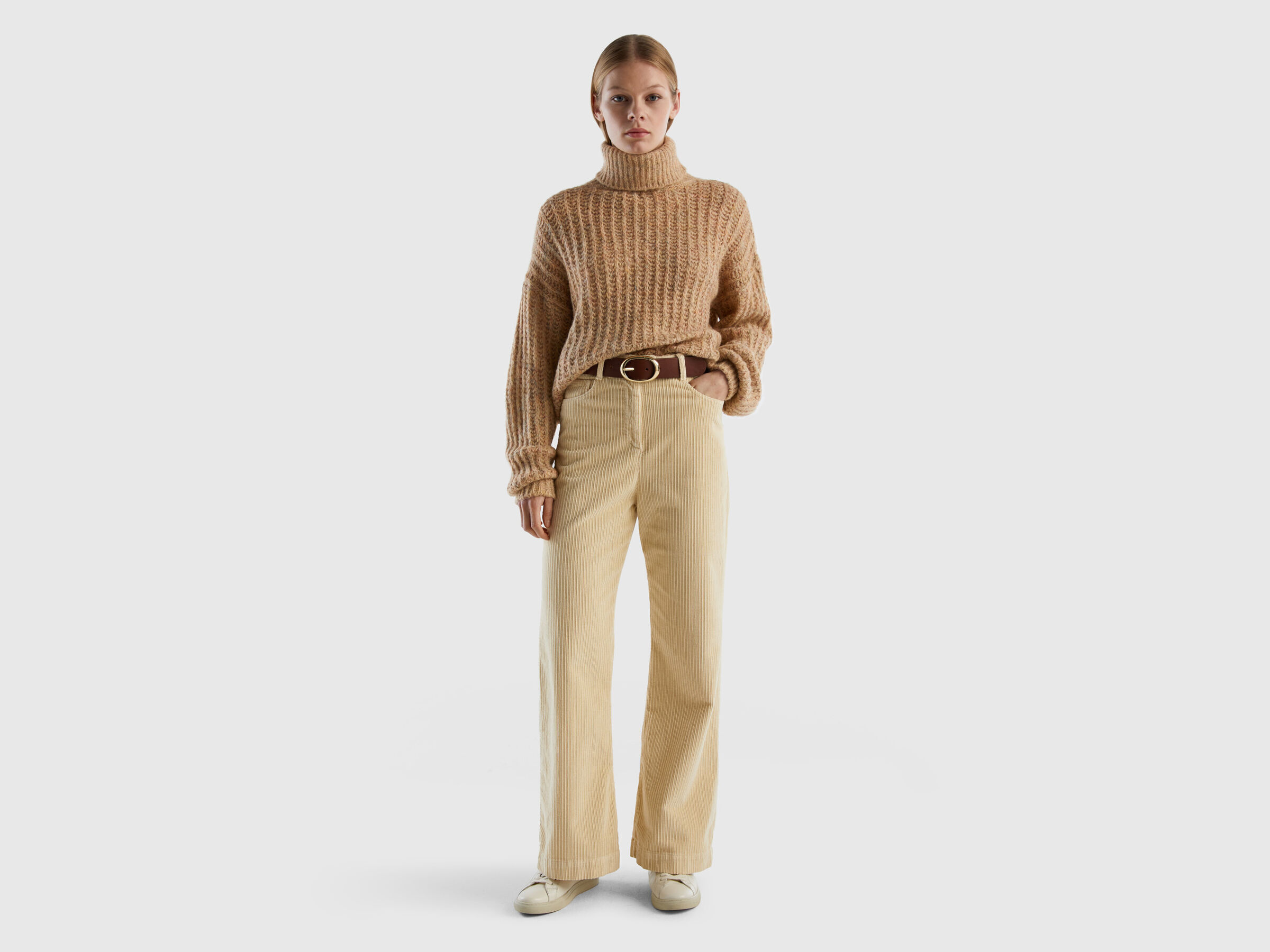 Rollkragenpullover in einer Wollmischung image number 3