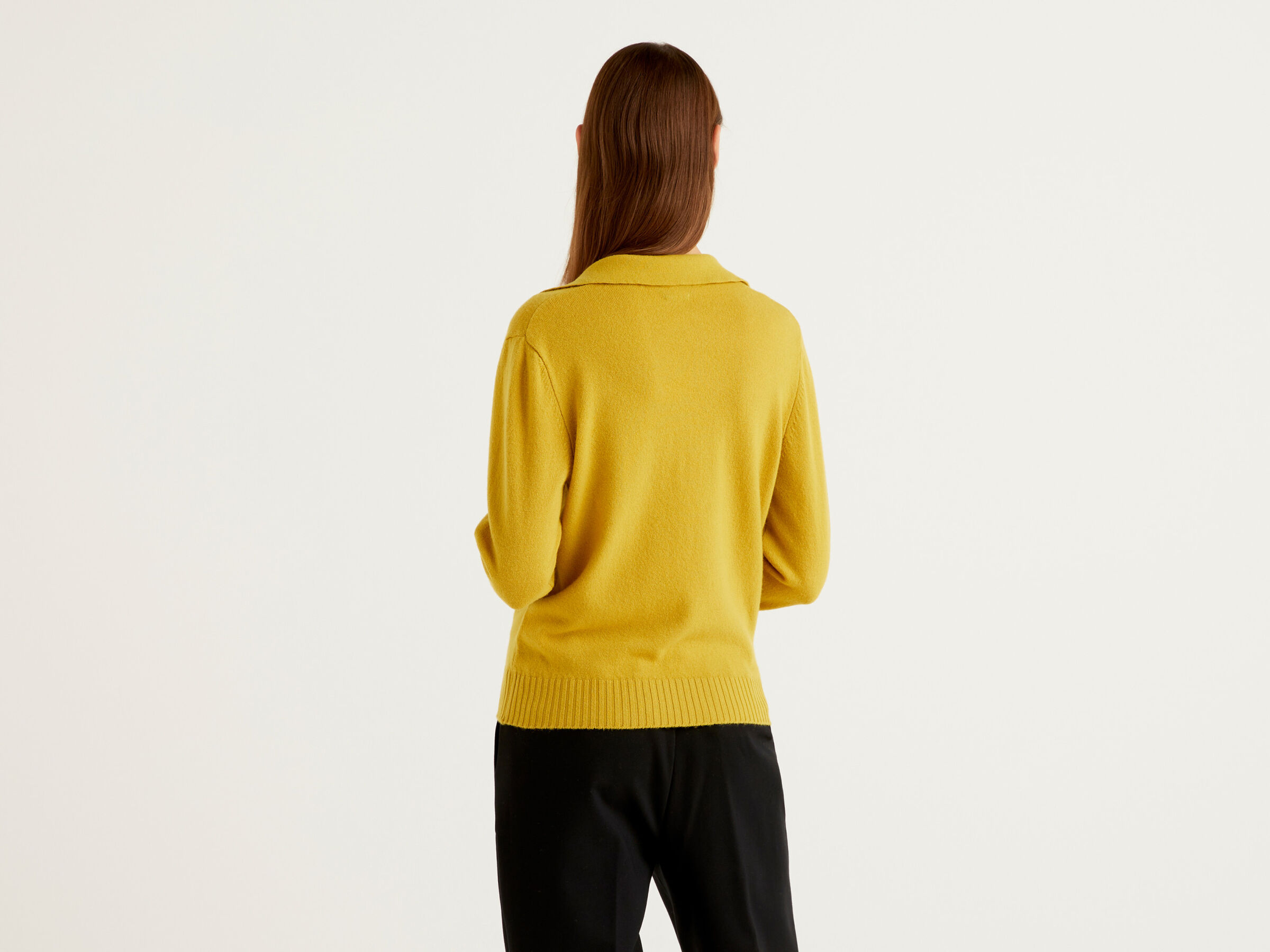 Pullover im Polo-Stil aus Wolle und Cashmere image number 2