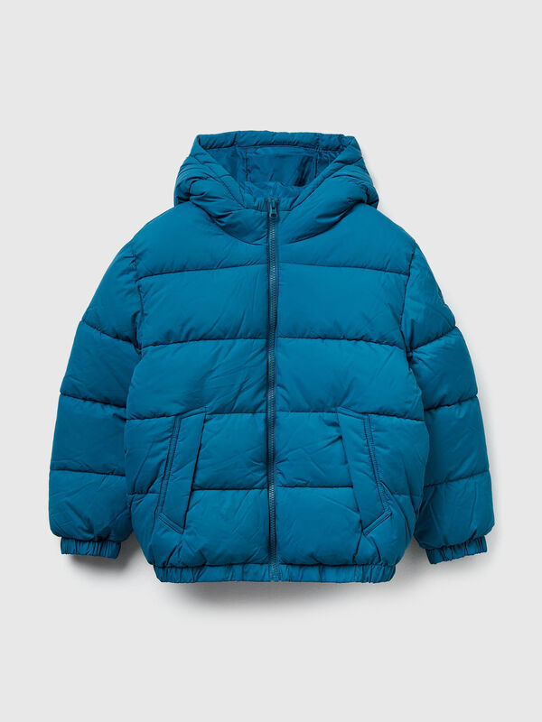 Wattierte Jacke mit Kapuze Jungen