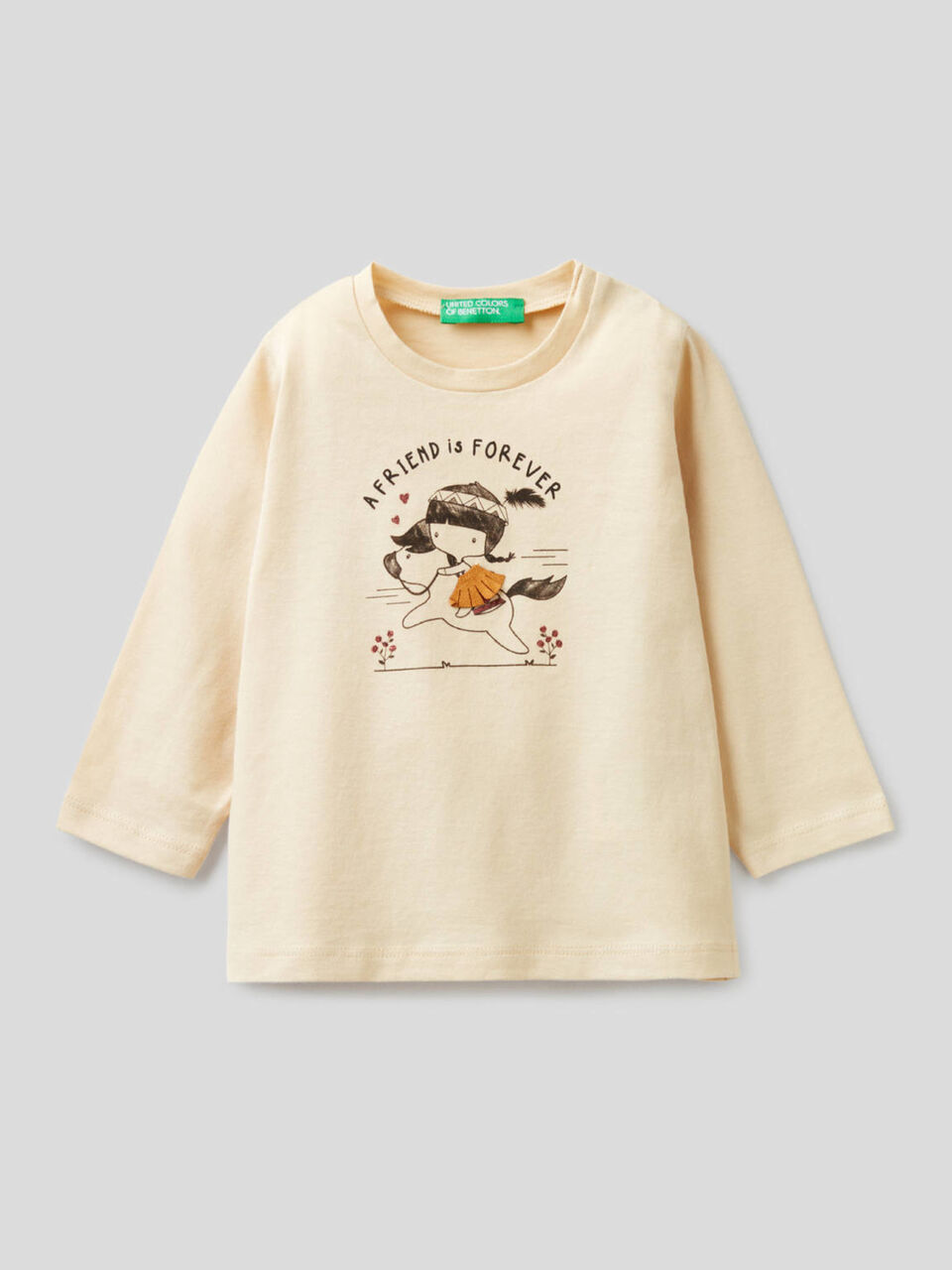 T-Shirt aus 100% Bio-Baumwolle mit langen Ärmeln image number 1