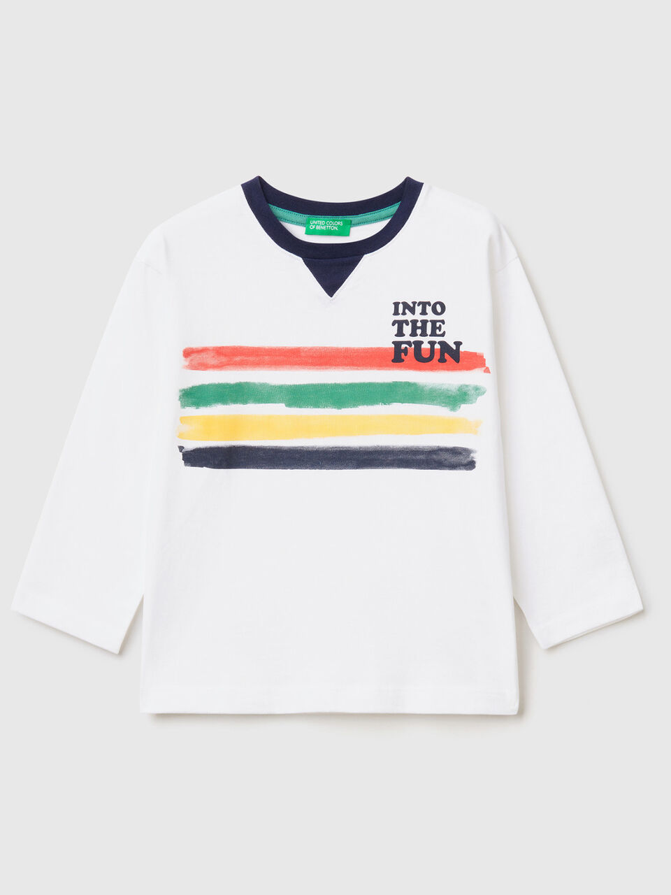 T-Shirt mit buntem Print image number 1