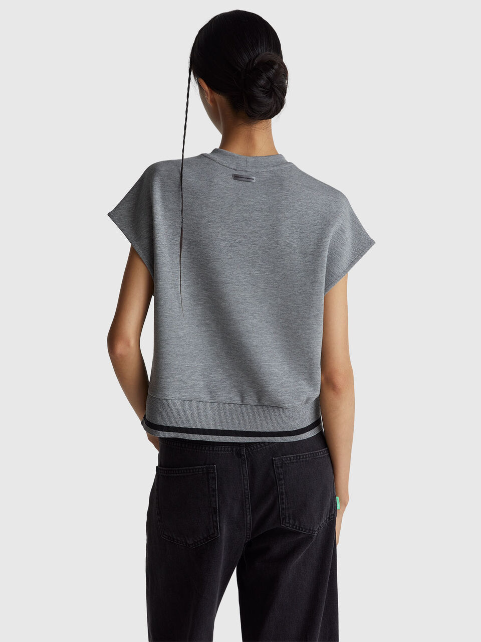 SLEEVELESS SWEATER Damen image number null
