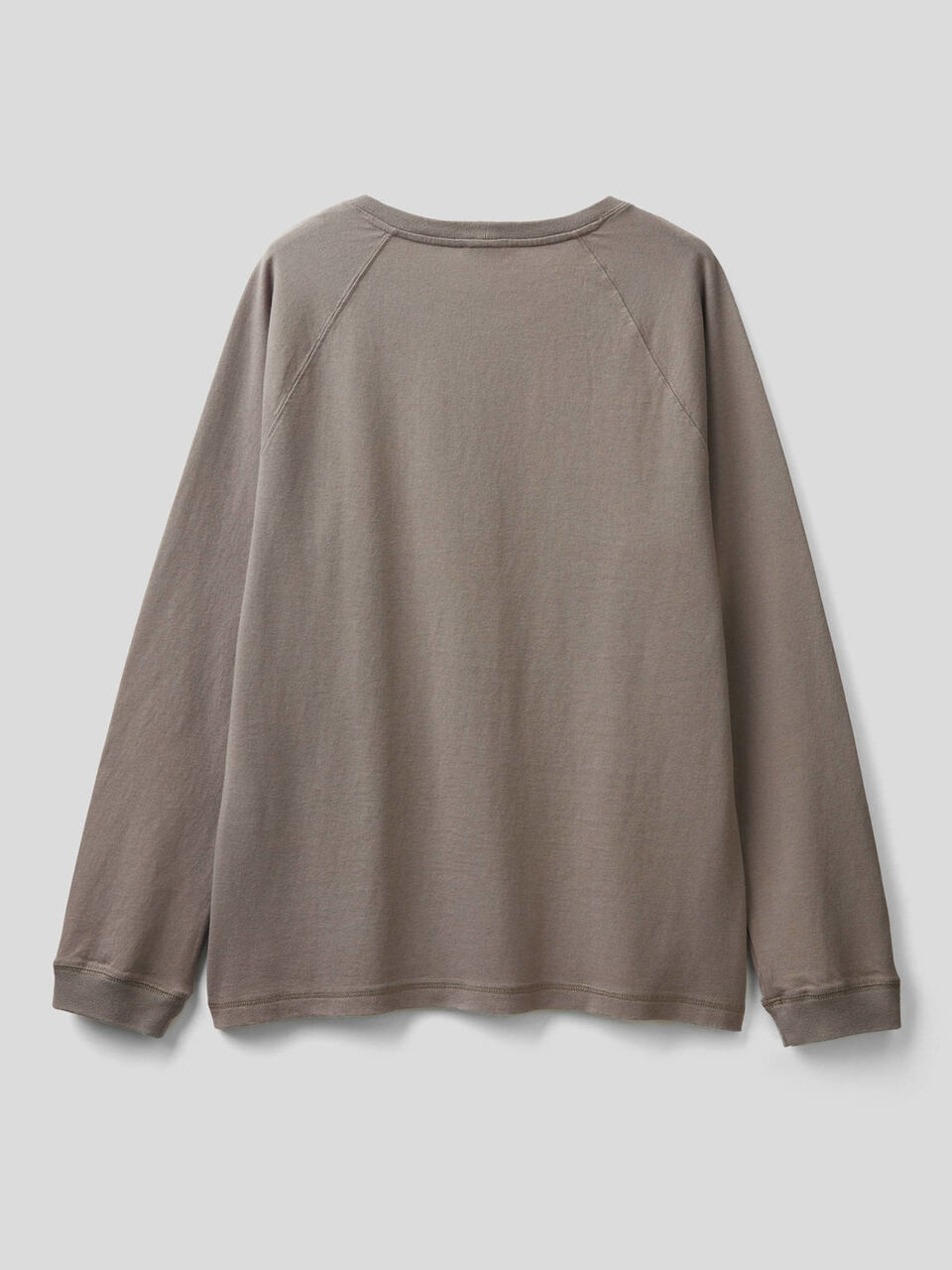 T-Shirt aus 100% Baumwolle mit langen Raglanärmeln image number 2
