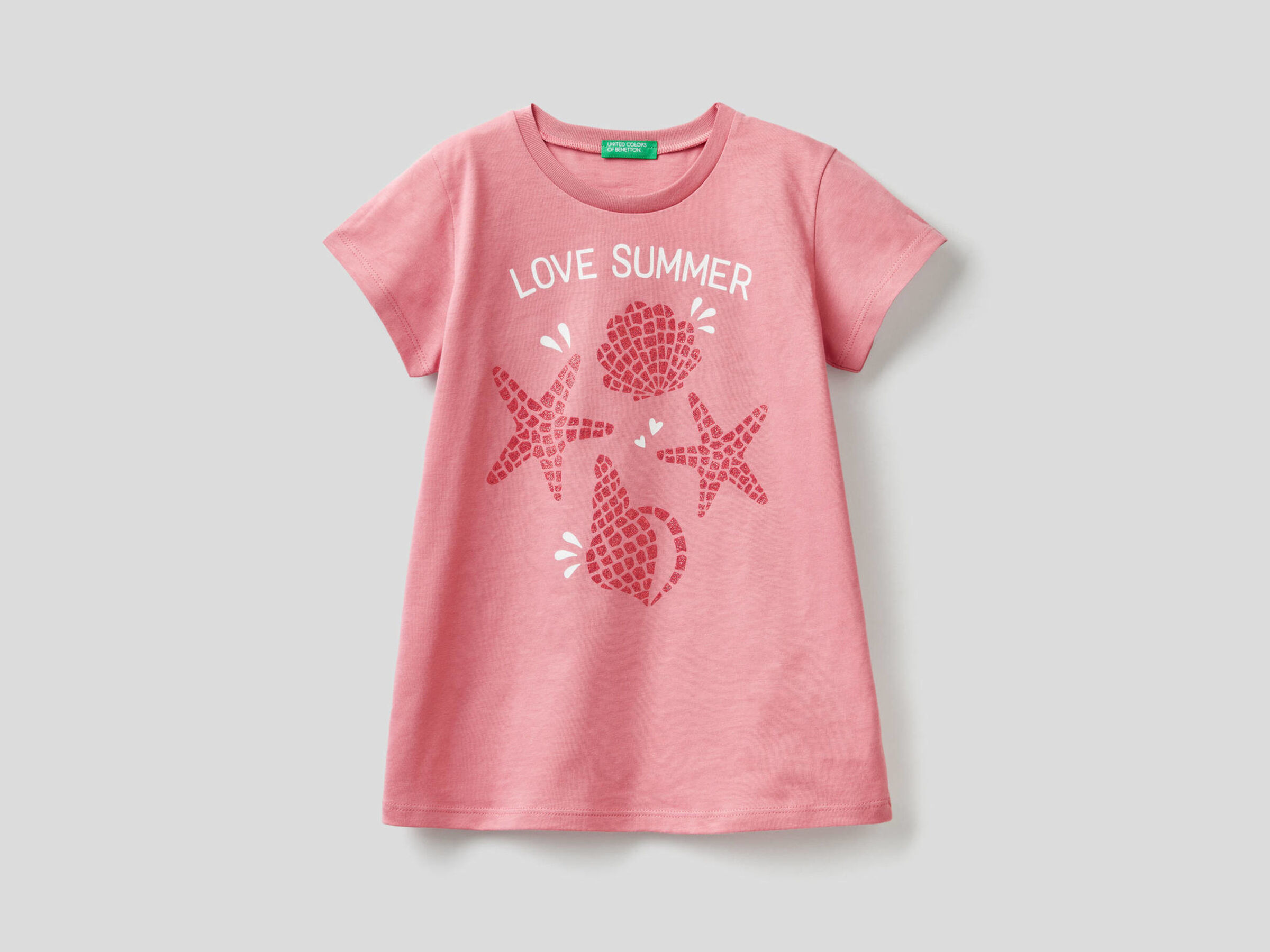 T-Shirt mit Glitterprint image number null
