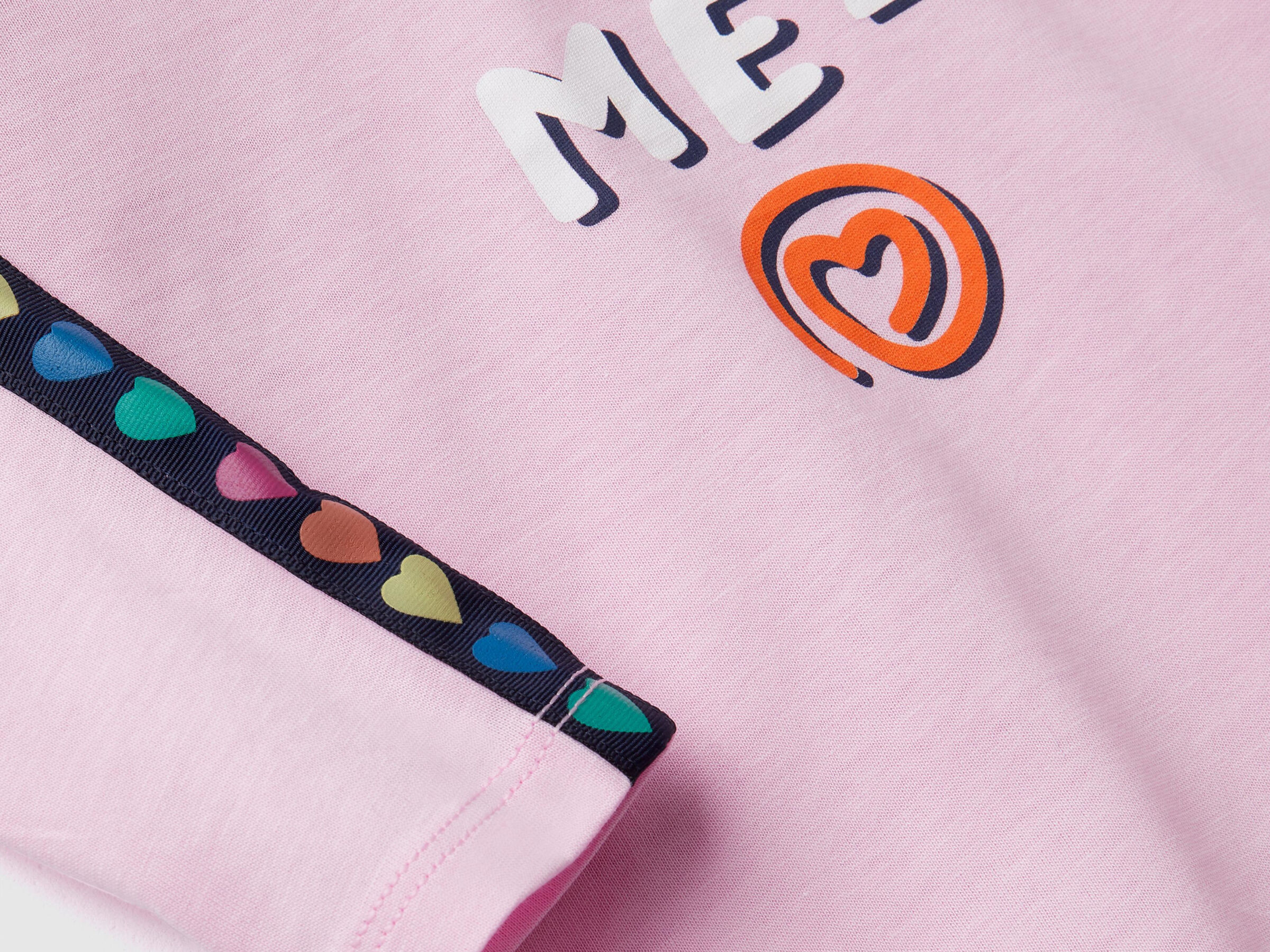 T-Shirt mit Bändern und Print image number null
