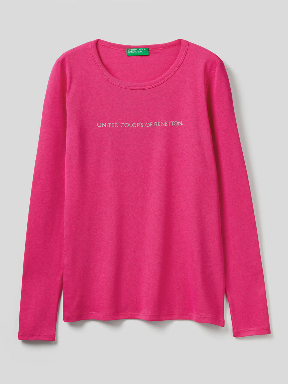 T-Shirt aus 100% Baumwolle mit langen Ärmeln image number 1