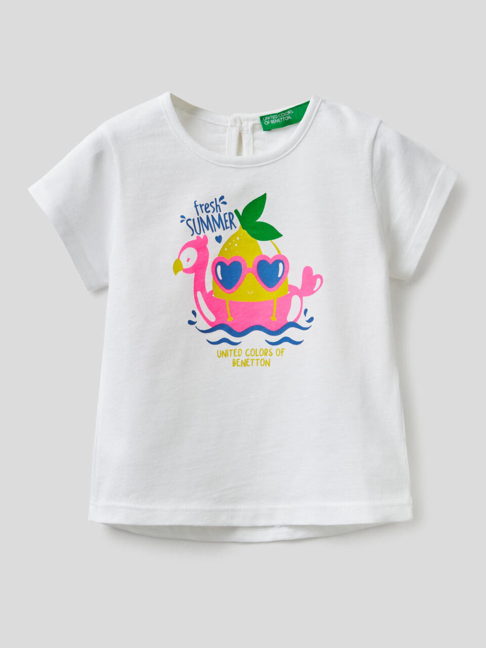T-Shirt mit Fluo-Print image number 1