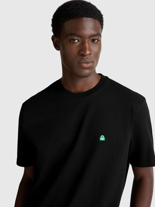 Basic-T-Shirt aus Baumwolle Herren