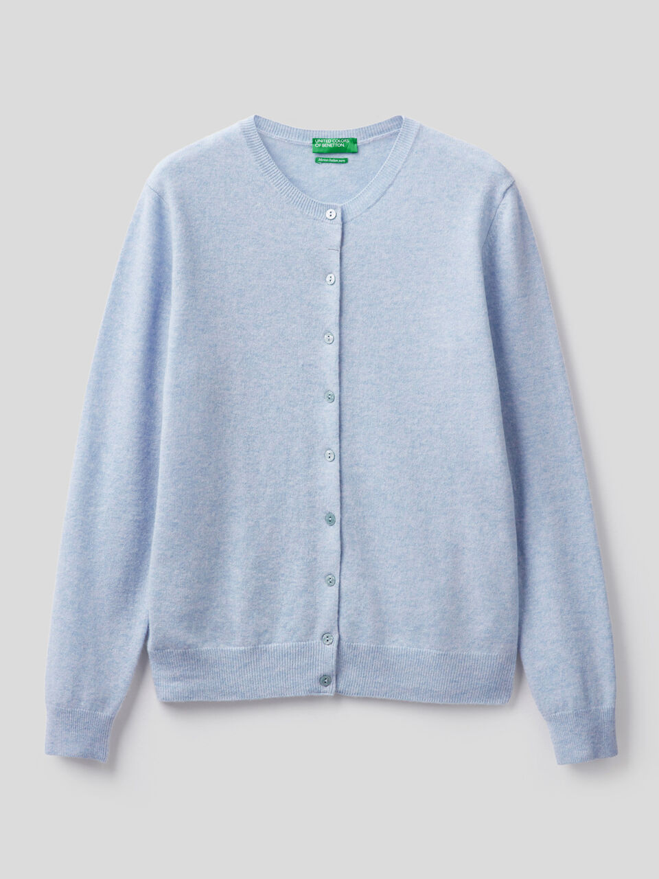 Strickjacke aus reiner Schurwolle mit Rundausschnitt image number 1