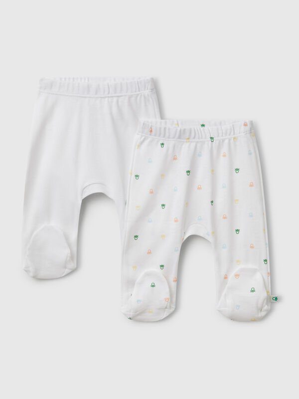 Zwei Hosen aus Baumwolle Newborn