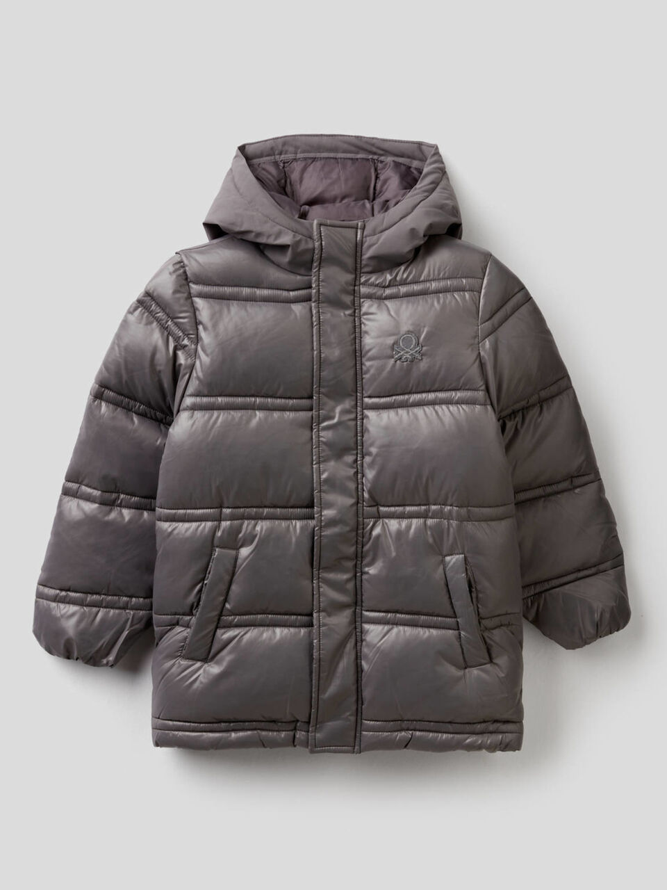 Wattierter Anorak mit Kapuze image number 1