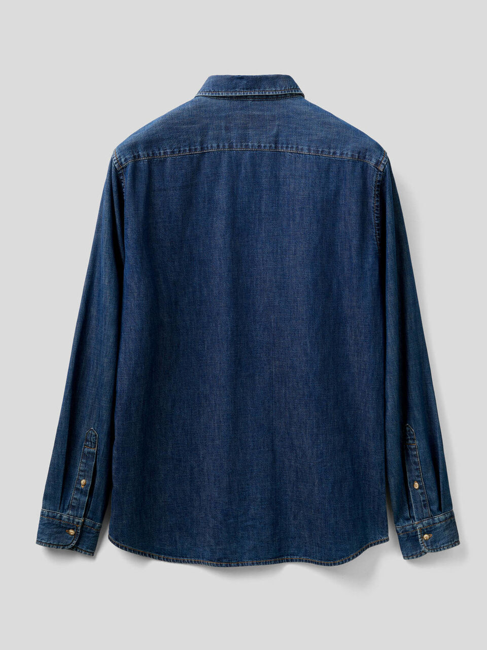 Slim-Fit-Jeanshemd in 100% Baumwolle image number 2