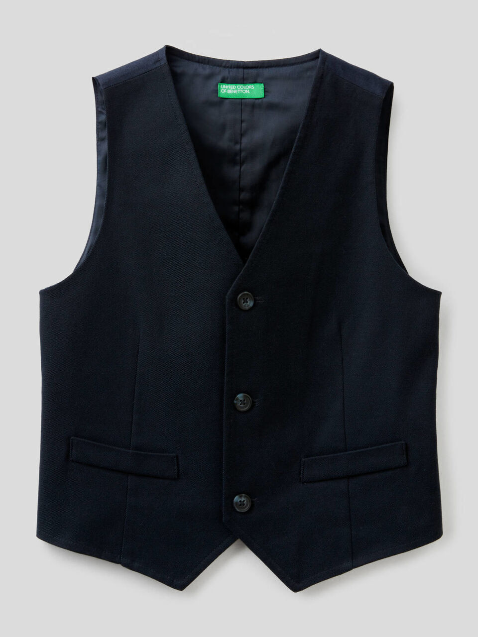 Klassisches Gilet aus Flanell image number 1