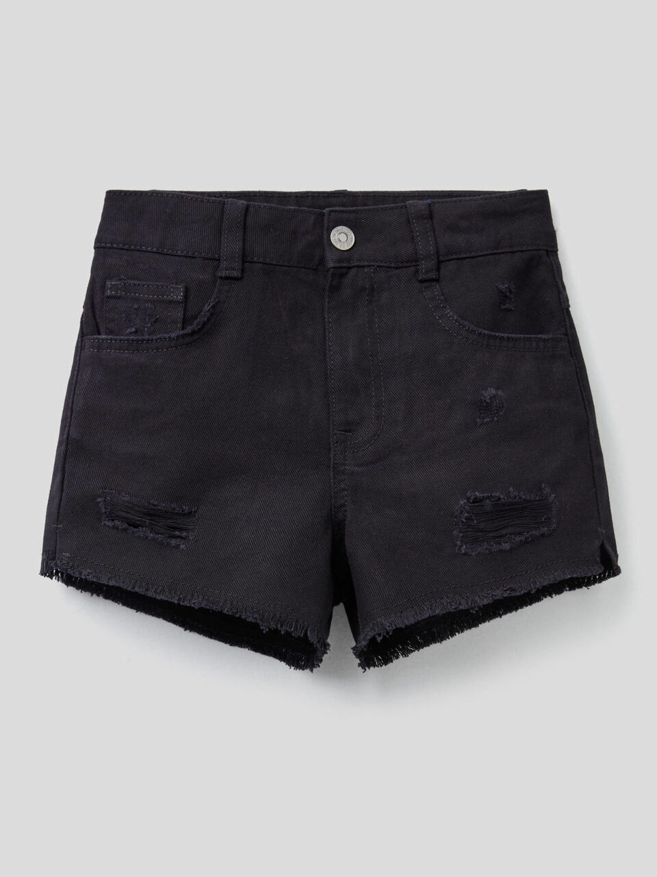 Shorts mit Used-Effekt image number 1