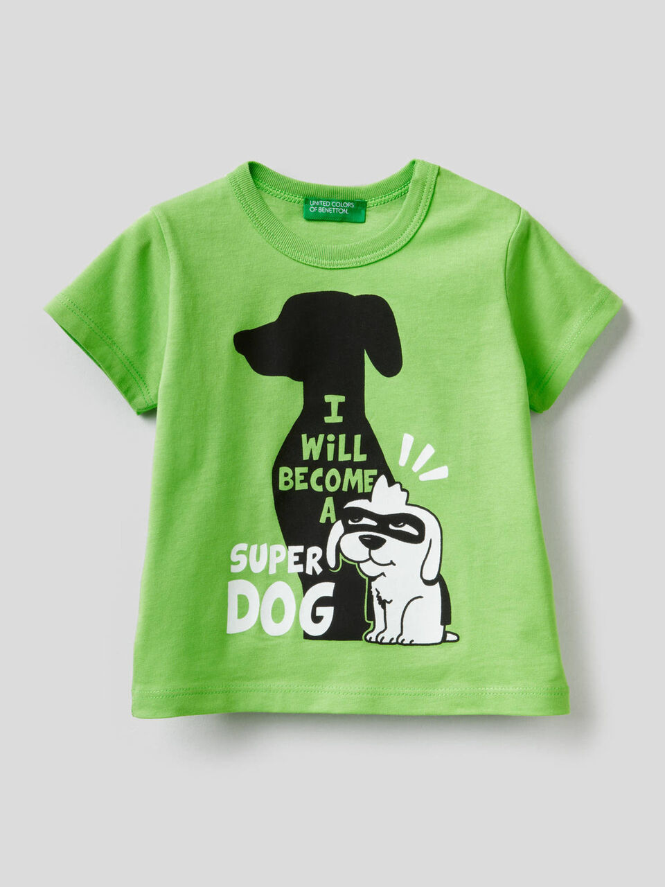 T-Shirt aus 100% Baumwolle mit Maxi-Print image number 1