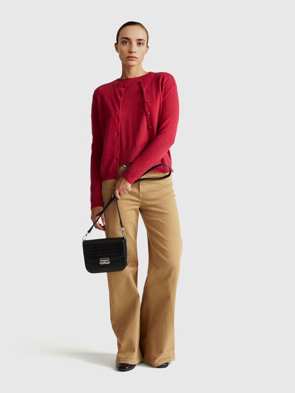 Strickjacke aus Woll- und Kaschmirmischung Damen