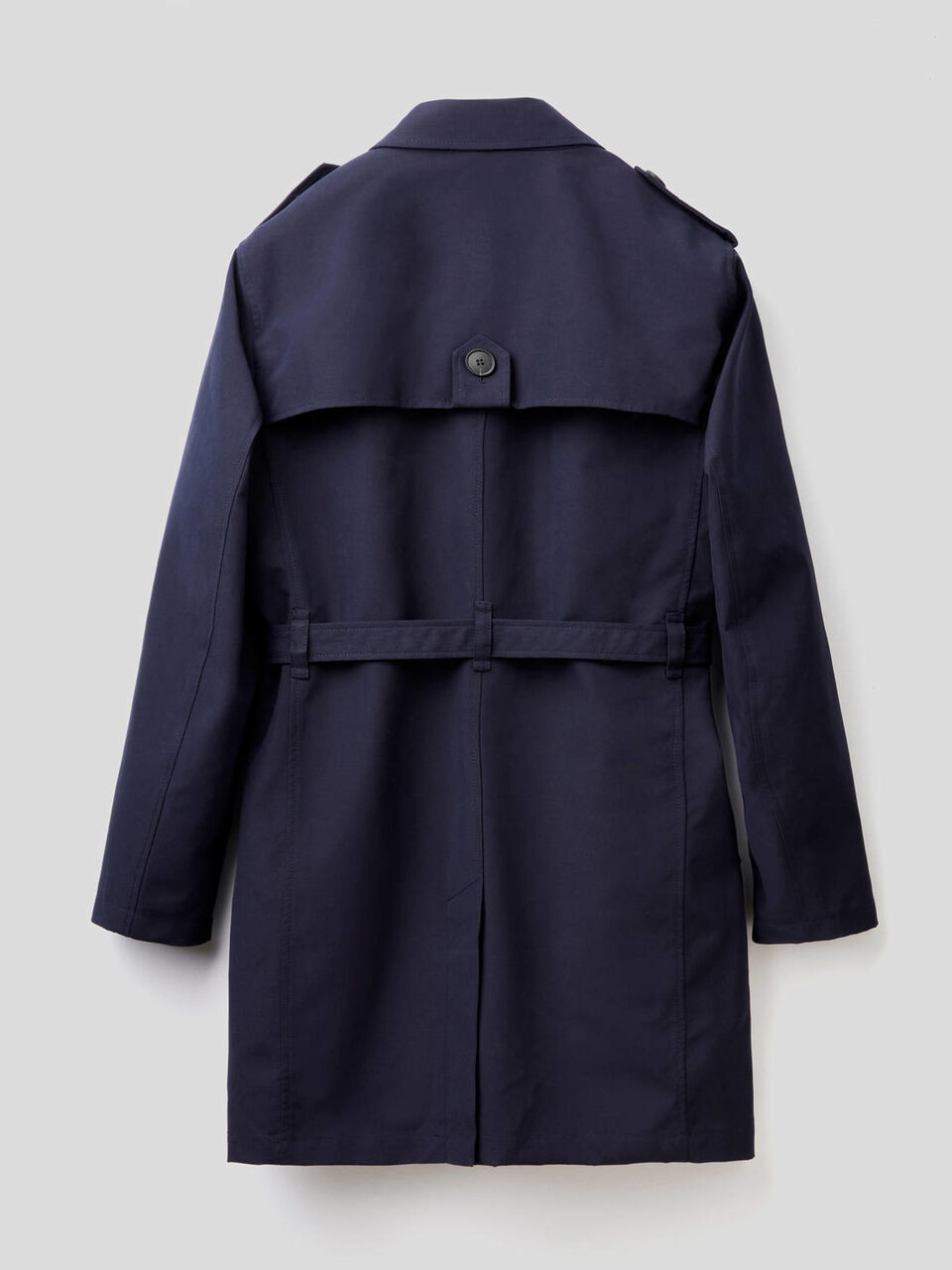 Dunkelblauer Trenchcoat mit Innenfutter image number 2