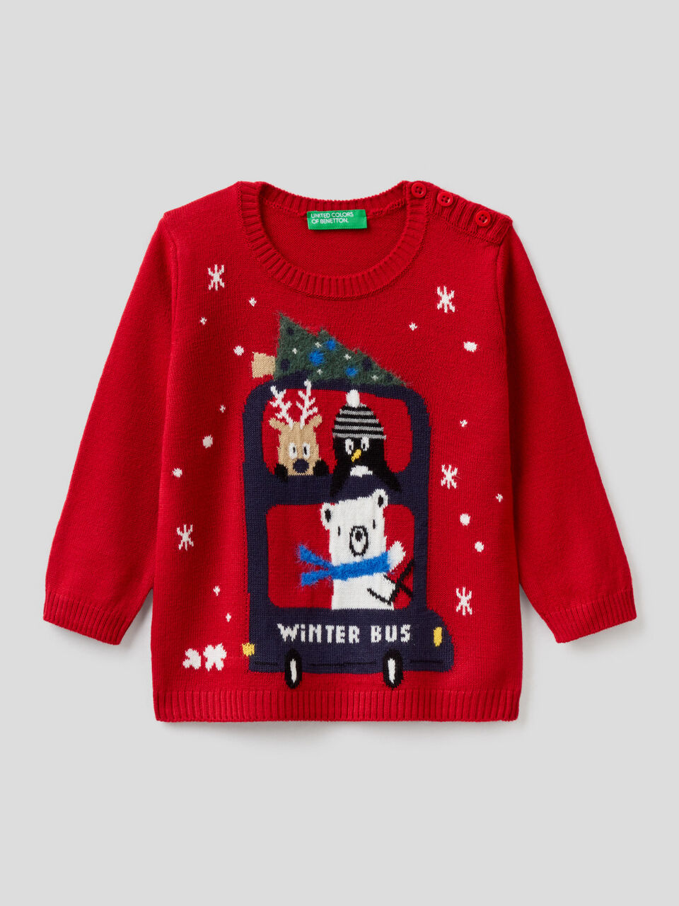 Pullover mit Design als Intarsienmuster image number 1