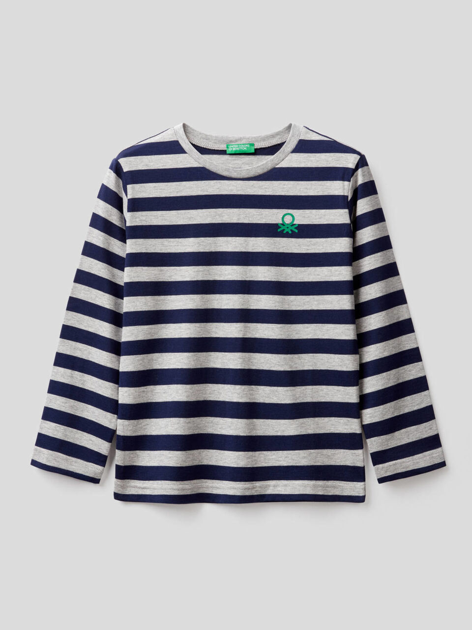 T-Shirt aus 100% Baumwolle mit Streifen image number 1