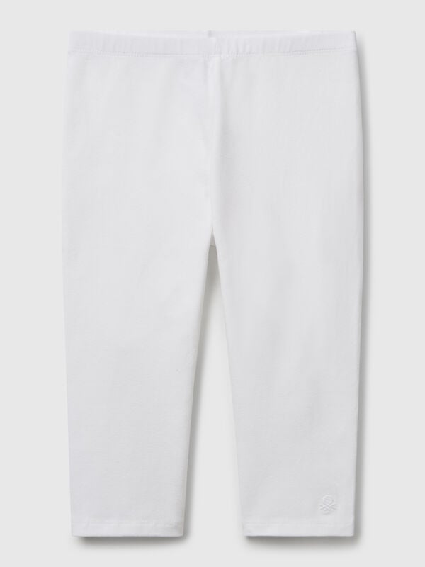 Knielange Leggings aus Stretch-Baumwolle Mädchen