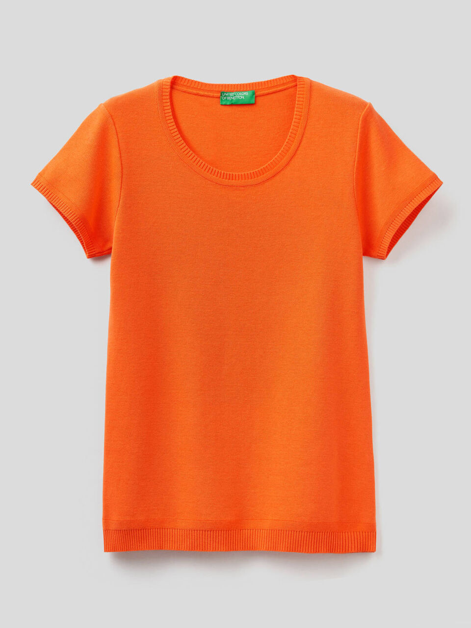 Pullover aus 100% Baumwolle mit kurzen Ärmeln image number 1