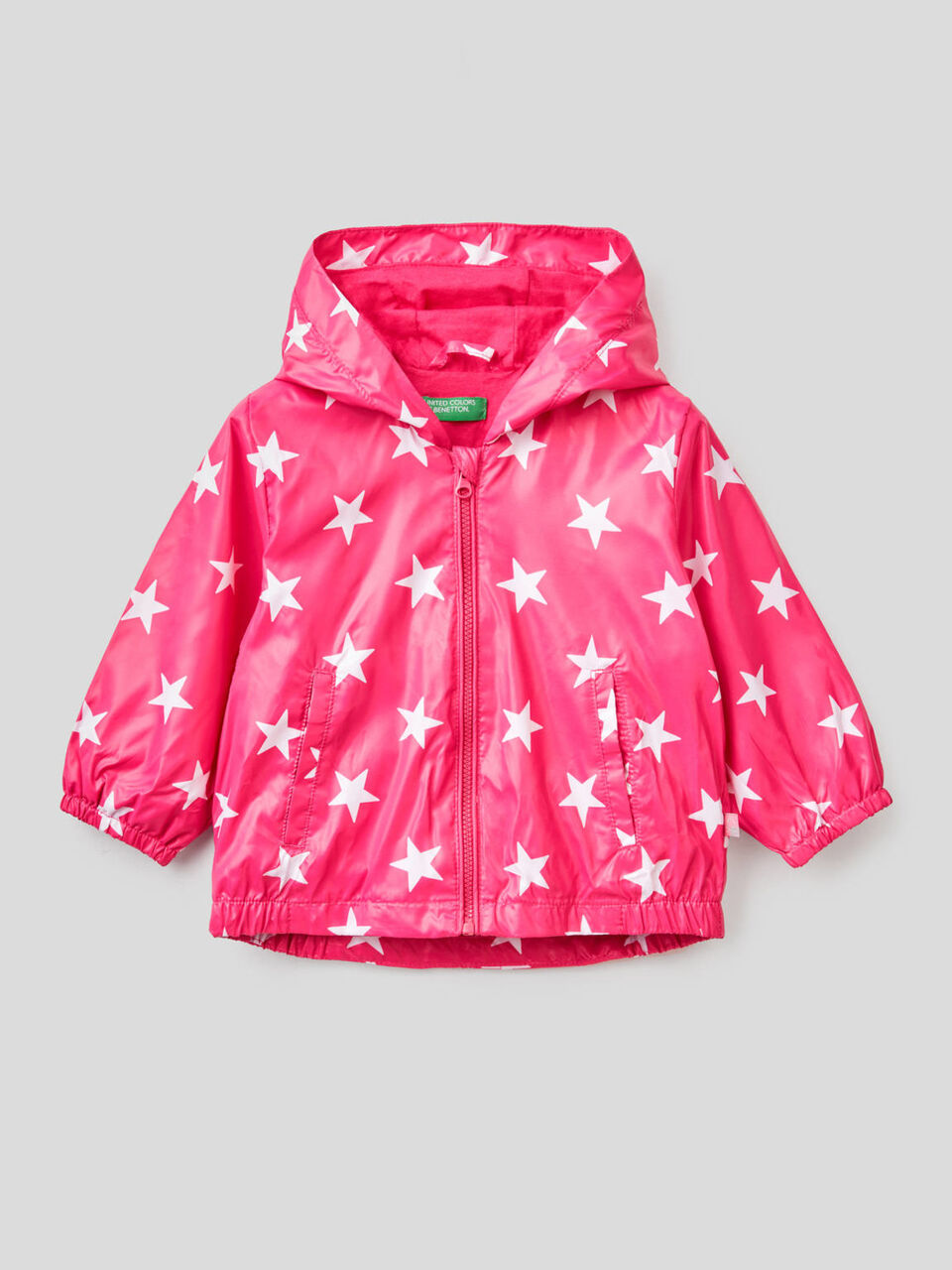 Jacke mit Print und Kapuze image number 1