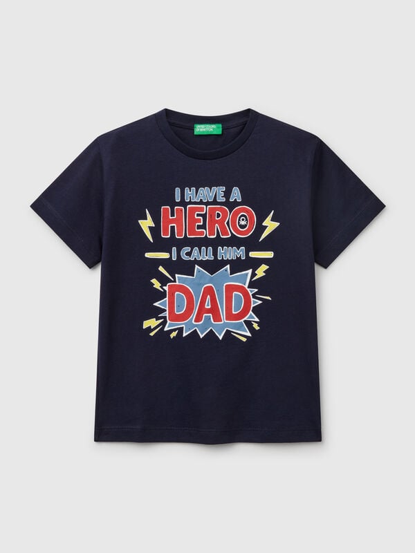 T-Shirt aus Baumwolle mit Aufdruck Jungen