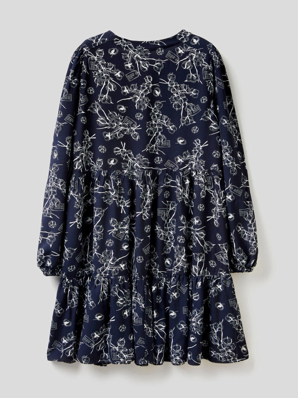 Kleid mit Rüschen und Musterprint image number 2