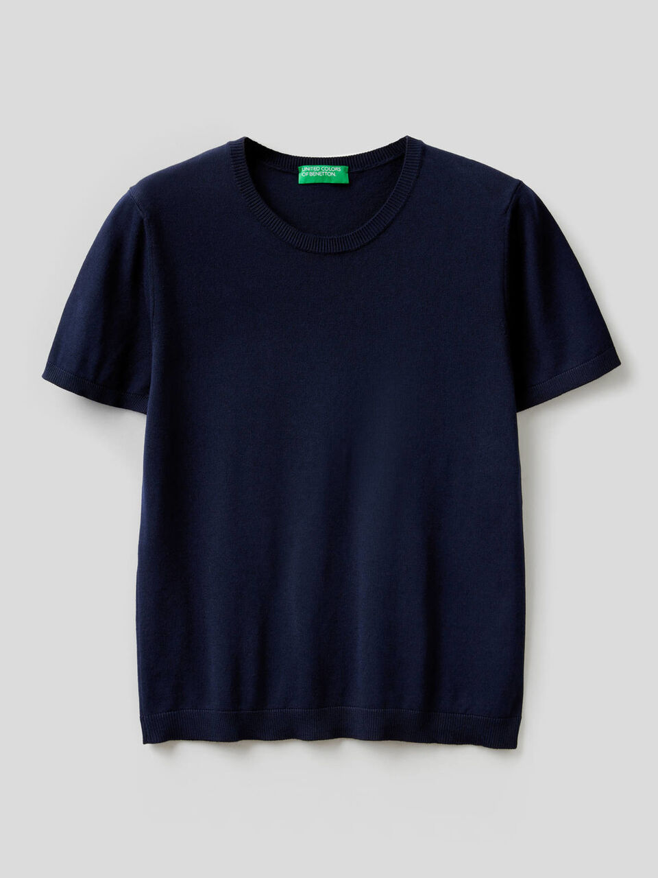 Pullover aus einer Baumwollmischung mit kurzen Ärmeln image number 1
