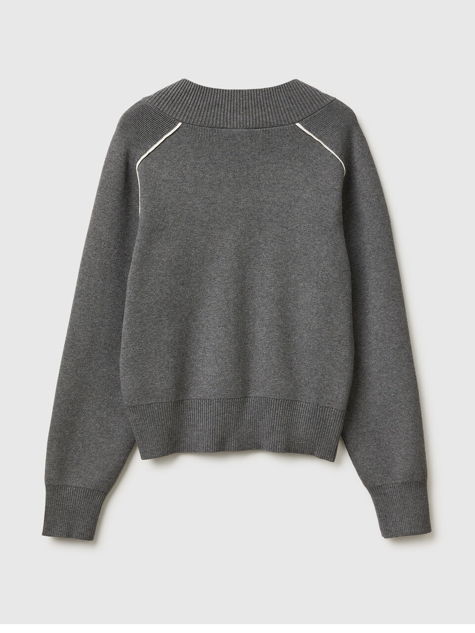 V NECK SWEATER L/S Damen image number 2