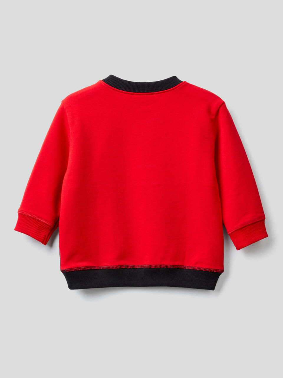 Sweatshirt aus stretchiger Bio-Baumwolle mit Farbblöcken image number 2