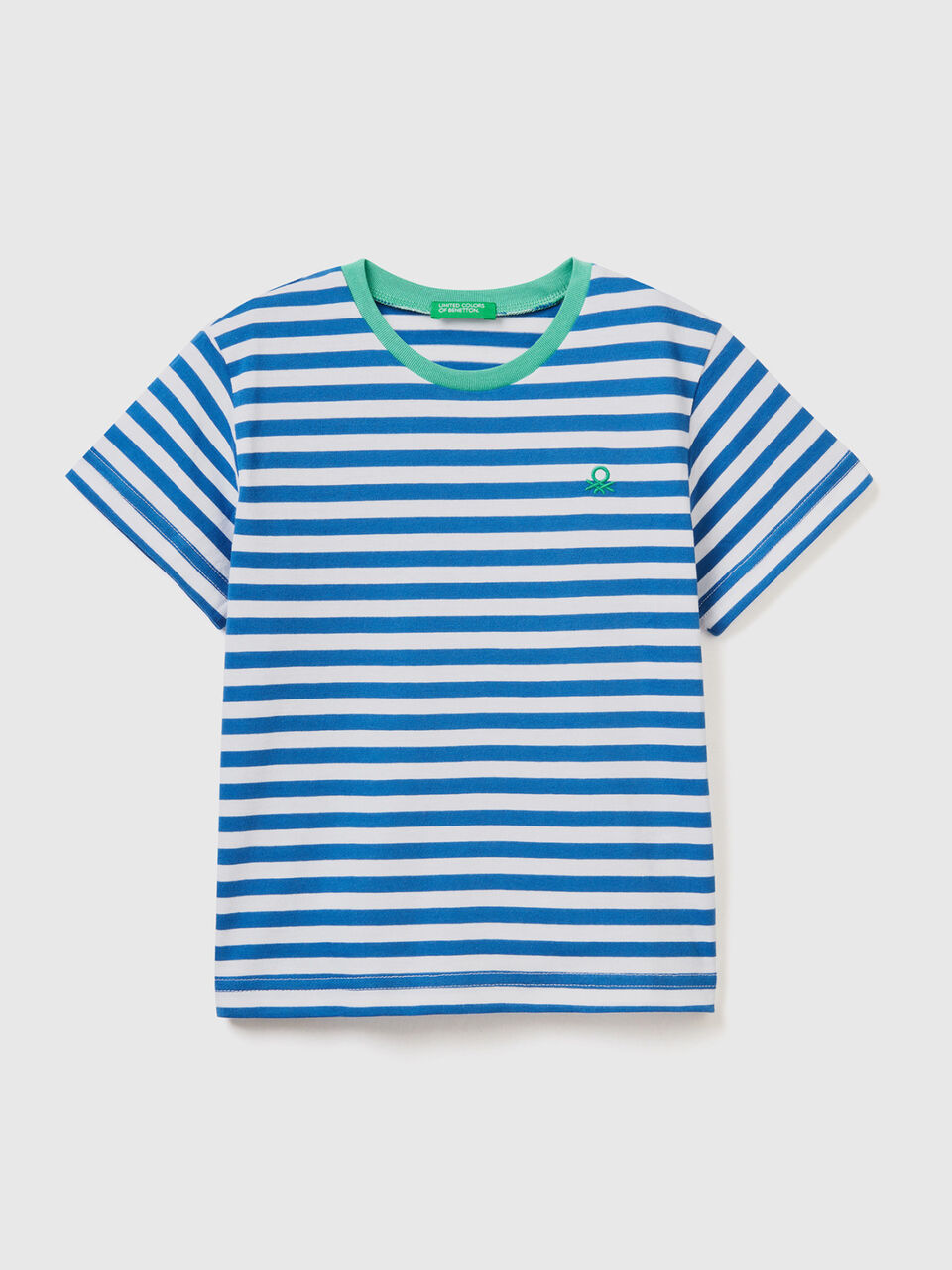Gestreiftes Shirt aus Baumwolle image number 1