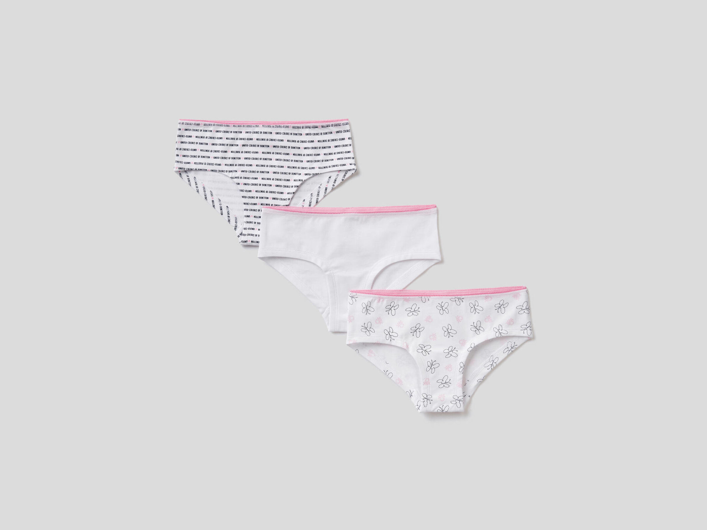 Drei Culottes aus stretchiger Baumwolle image number null