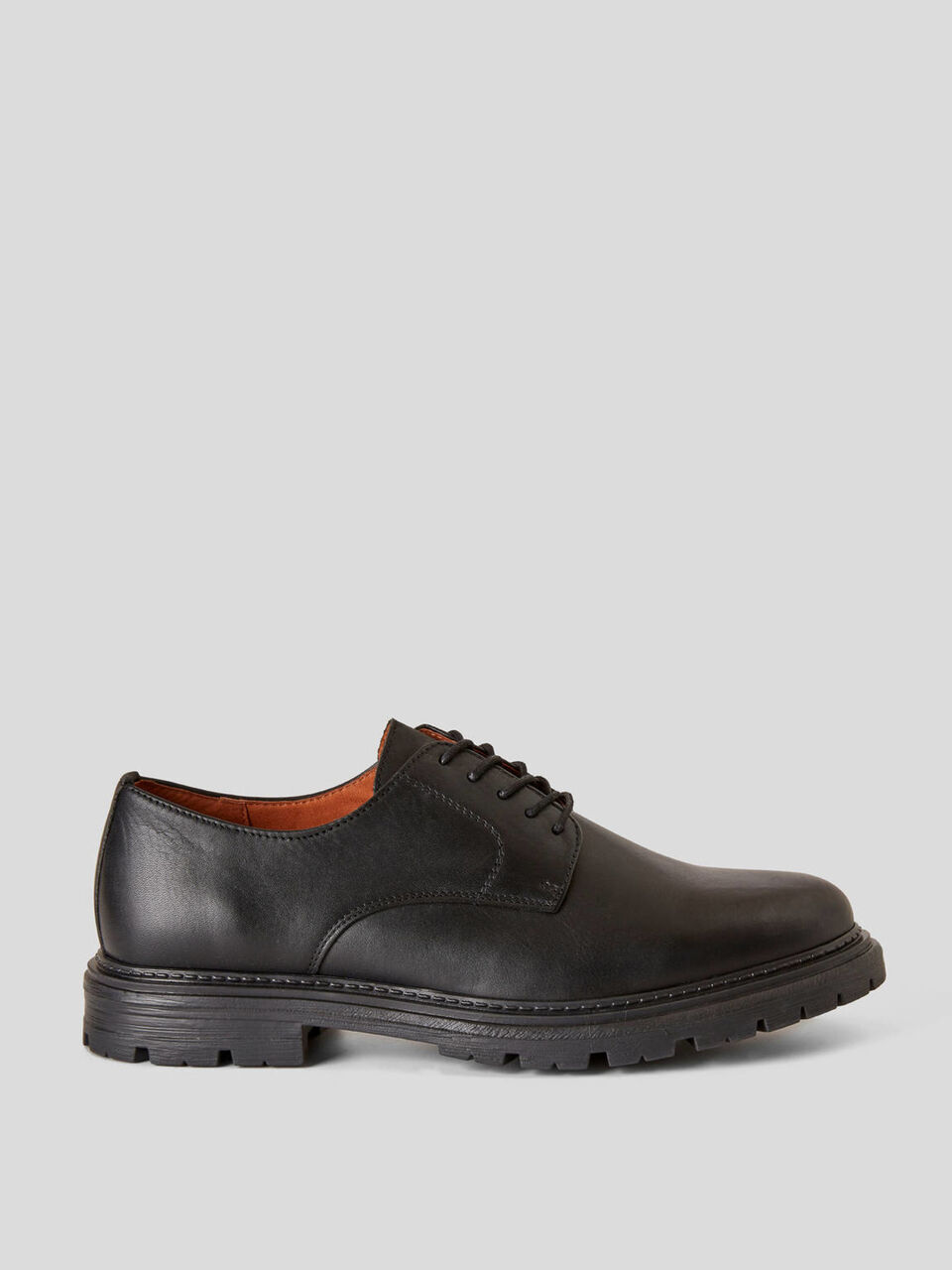 Derby Schuhe aus echtem Leder image number 1