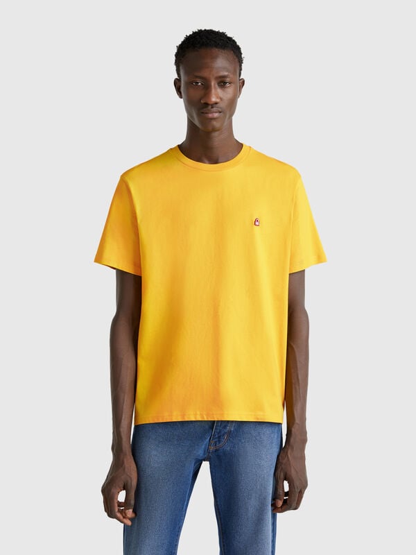 Basic-T-Shirt aus Baumwolle Herren